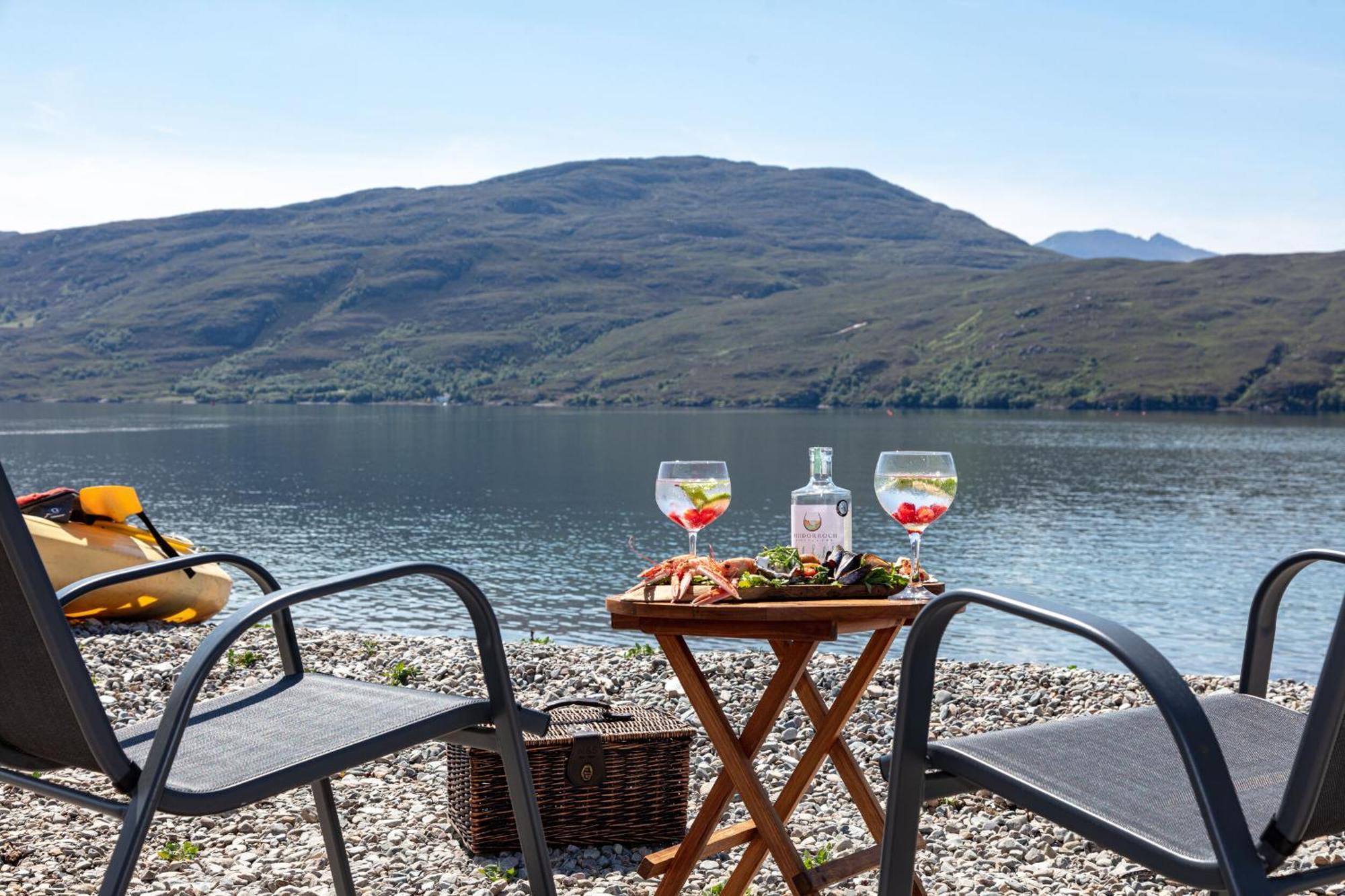 The Wreck - Lochside Cottage Dog Friendly アラプール エクステリア 写真